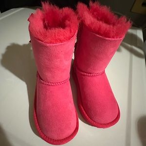 UGG® Bailey Bow II Boot - Toddler / Little Kid - Berry